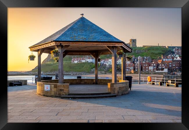 The Bandstand Whitby North Yorkshire Framed Print by Steve Smith