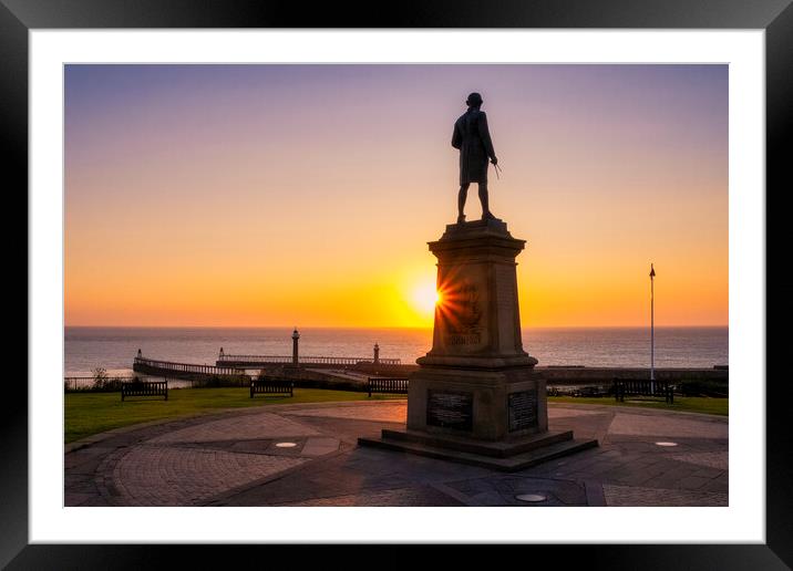 Whitby Sunrise Yorkshire Coast Framed Mounted Print by Tim Hill