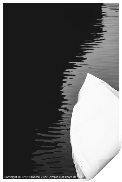 Black and white. Print by Cristi Croitoru