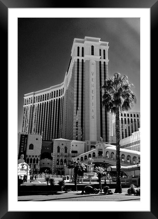 "A Captivating Oasis in Vegas" Framed Mounted Print by Andy Evans Photos