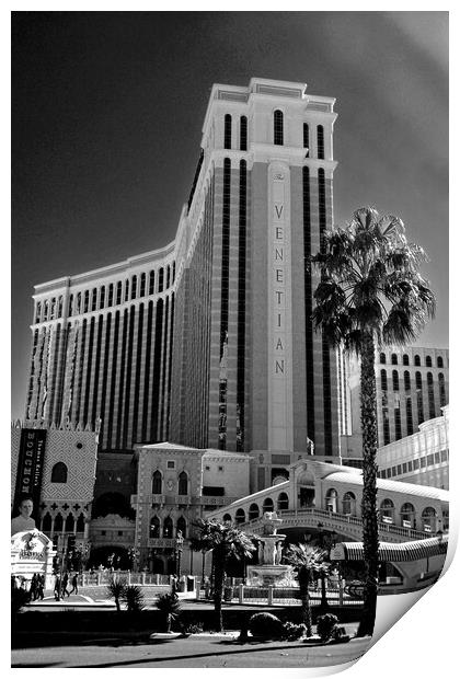 "A Captivating Oasis in Vegas" Print by Andy Evans Photos