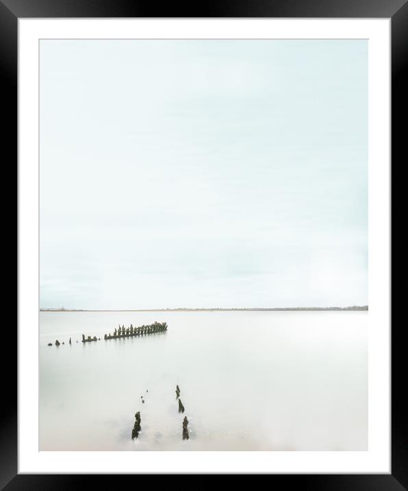 Elmley Ferry Framed Mounted Print by Mark Jones