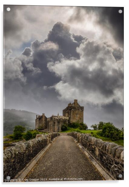 Eilean Donan Castle - Scotland Acrylic by Craig Doogan