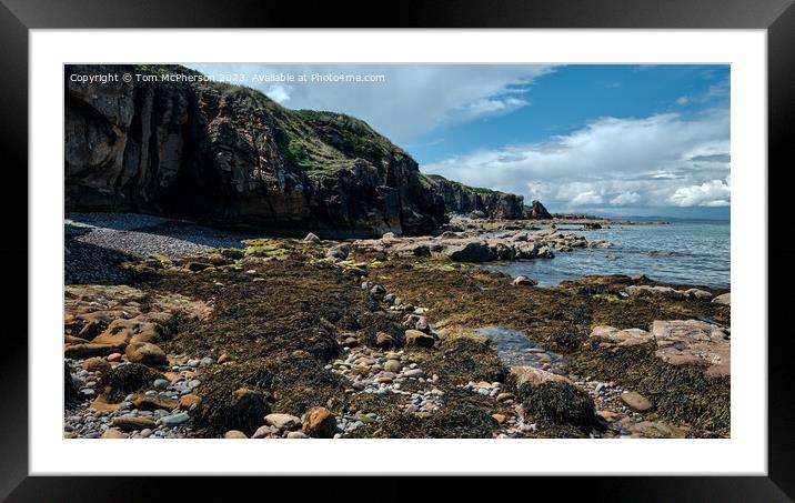 "Ethereal Beauty: A Captivating Moray Firth Seasca Framed Mounted Print by Tom McPherson