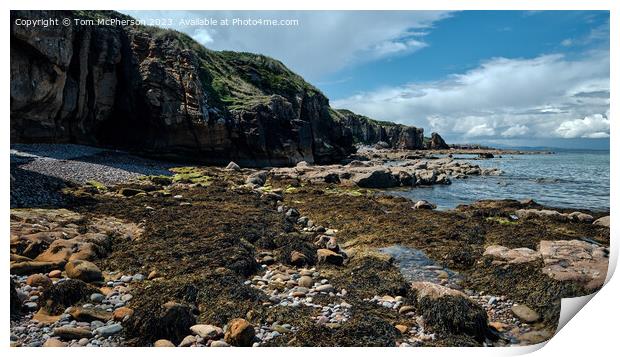 "Ethereal Beauty: A Captivating Moray Firth Seasca Print by Tom McPherson