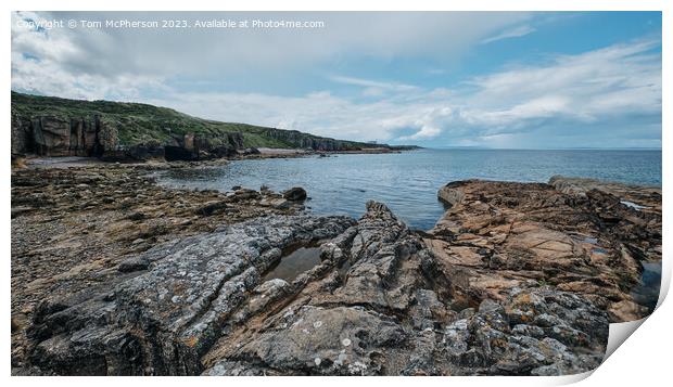 Ethereal Beauty of Moray Firth Seascape Print by Tom McPherson