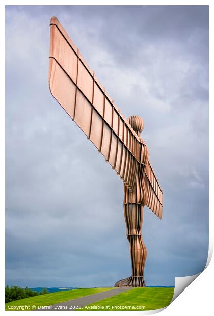 The North's Angel  Print by Darrell Evans