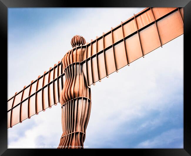 The Angel of the North  Framed Print by Darrell Evans