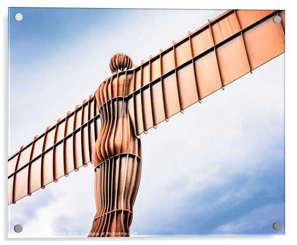 The Angel of the North  Acrylic by Darrell Evans