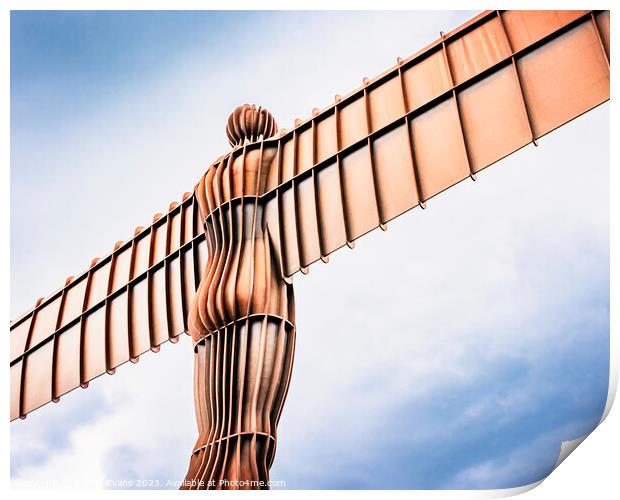 The Angel of the North  Print by Darrell Evans