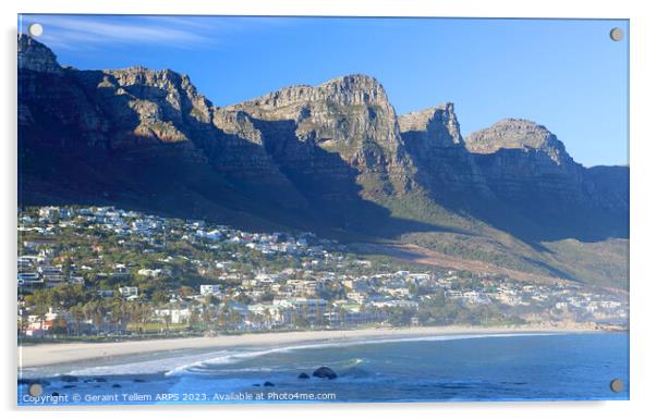 Camps Bay, Cape Town, South Africa Acrylic by Geraint Tellem ARPS