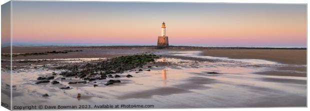 Rattray Head Lighthouse Panoramic Canvas Print by Dave Bowman