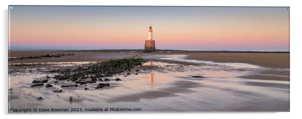 Rattray Head Lighthouse Panoramic Acrylic by Dave Bowman