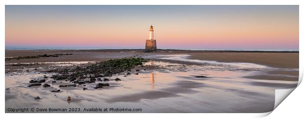 Rattray Head Lighthouse Panoramic Print by Dave Bowman