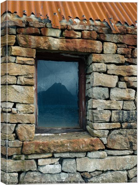 Cuillin Reflection Canvas Print by Dave Bowman