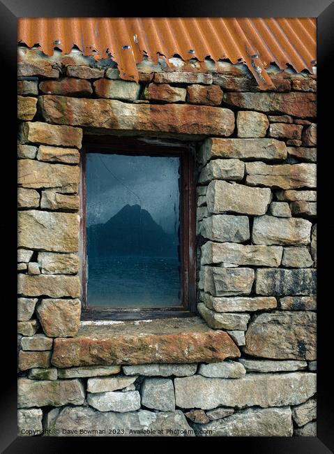 Cuillin Reflection Framed Print by Dave Bowman