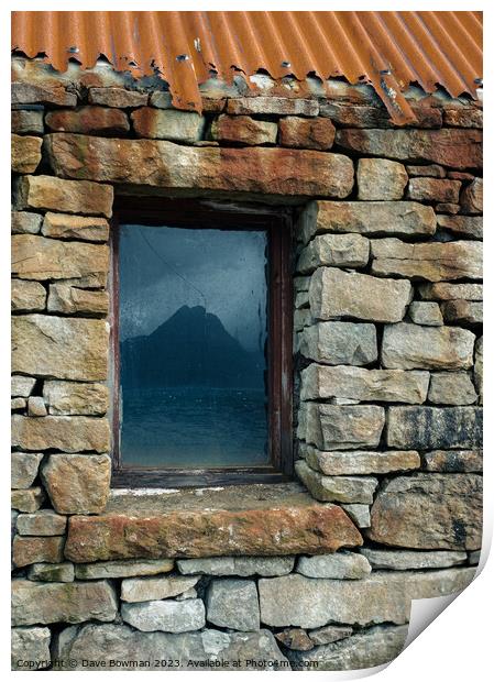 Cuillin Reflection Print by Dave Bowman