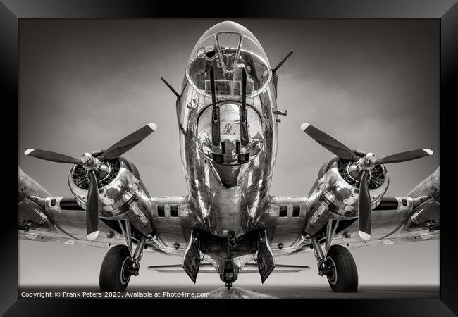 american bomber b17 Framed Print by Frank Peters