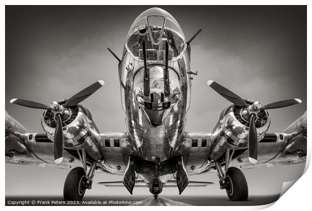 american bomber b17 Print by Frank Peters