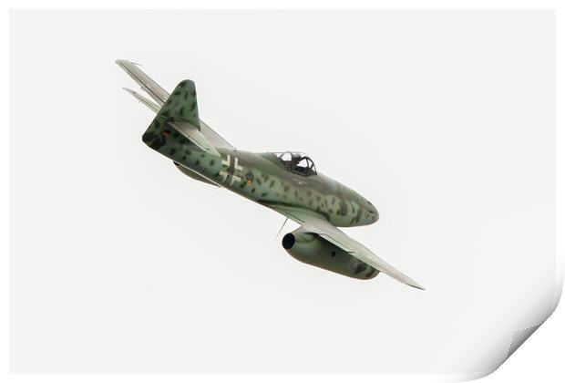 Messerschmitt Me 262 Print by J Biggadike