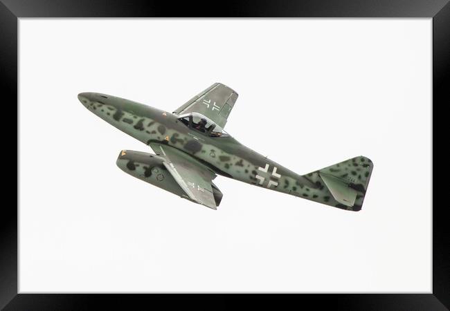 Messerschmitt Me 262 Framed Print by J Biggadike