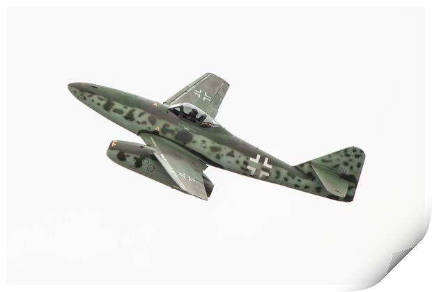 Messerschmitt Me 262 Print by J Biggadike