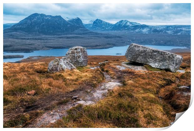 Highlands of Scotland Print by Derek Beattie