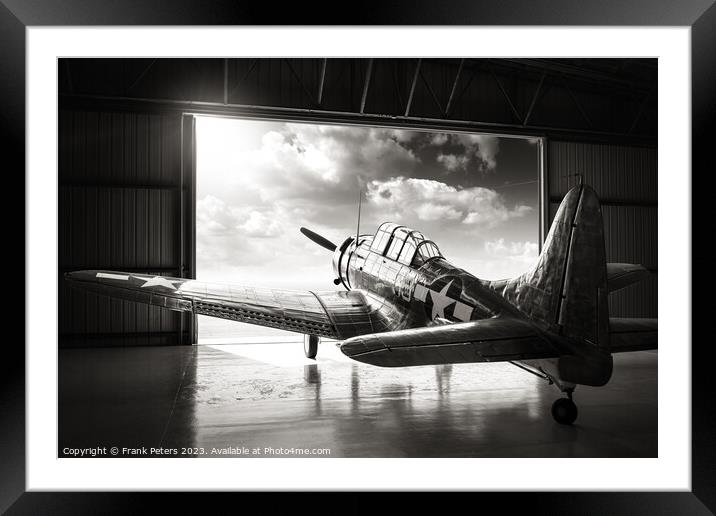 warbird Framed Mounted Print by Frank Peters