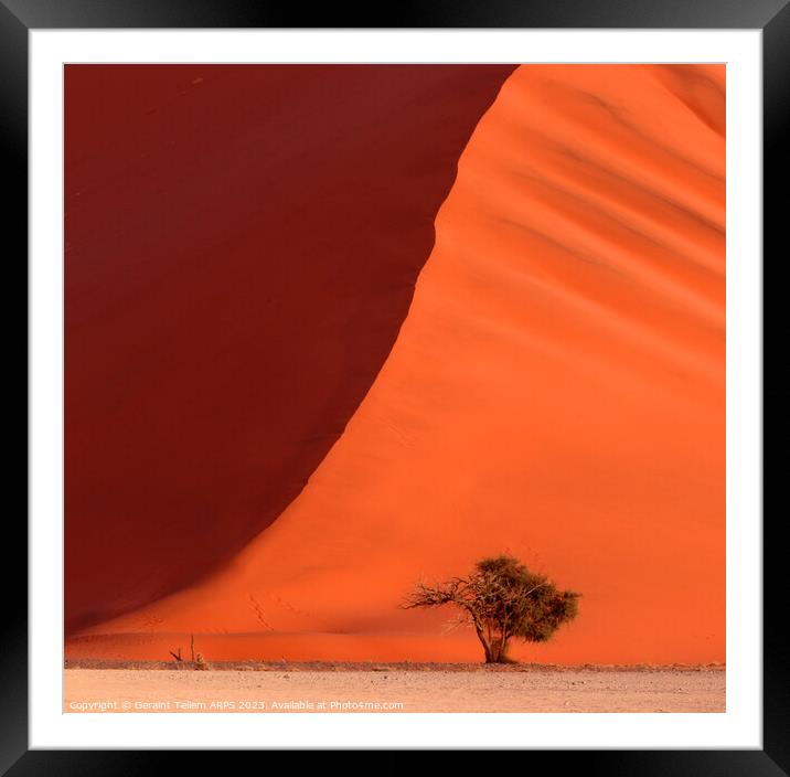 Dune 45 Sossusvlei, Namibia, Africa Framed Mounted Print by Geraint Tellem ARPS