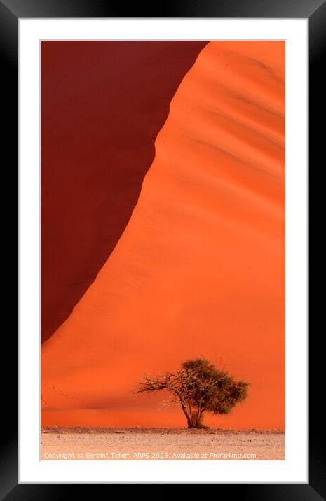 Dune 45 Sossusvlei, Namibia, Africa Framed Mounted Print by Geraint Tellem ARPS