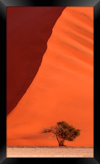 Dune 45 Sossusvlei, Namibia, Africa Framed Print by Geraint Tellem ARPS