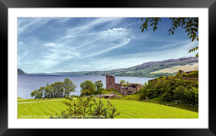 The Enchanting Ruins of Urquhart Castle  Framed Mounted Print by Tom McPherson