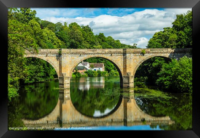 Prebends Bridge, Durham Framed Print by Ernie Jordan