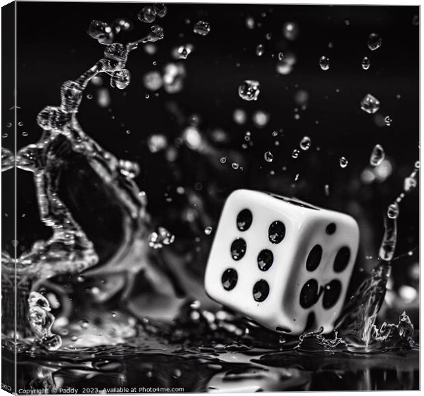 Roll the dice  Canvas Print by Paddy 