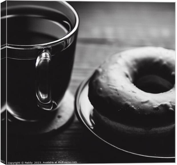Coffee and cake  Canvas Print by Paddy 
