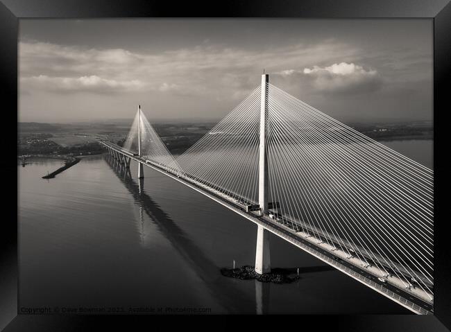 The Queensferry Crossing Framed Print by Dave Bowman