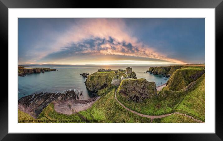 Path to Dunnottar Castle Framed Mounted Print by Dave Bowman