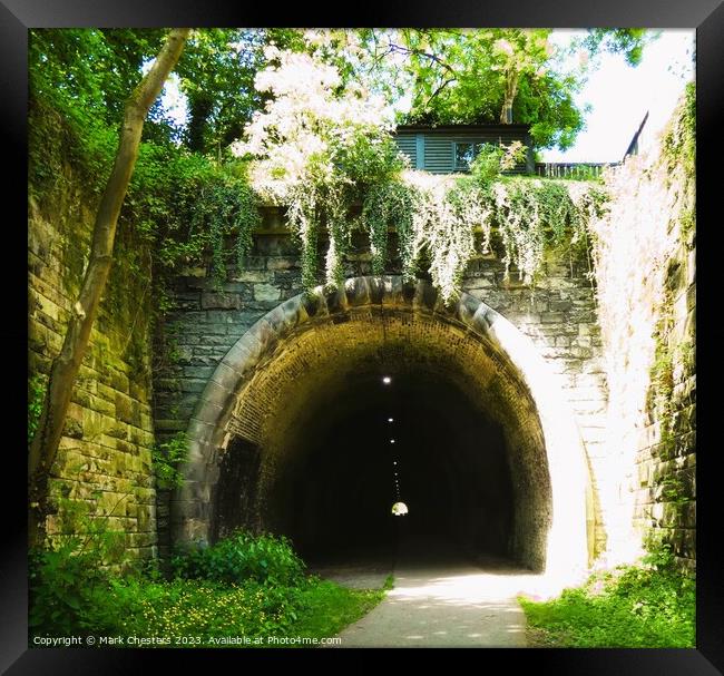 Ashbourne tunnel Framed Print by Mark Chesters