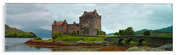 Eilean Donan Castle Acrylic by Tom Gomez