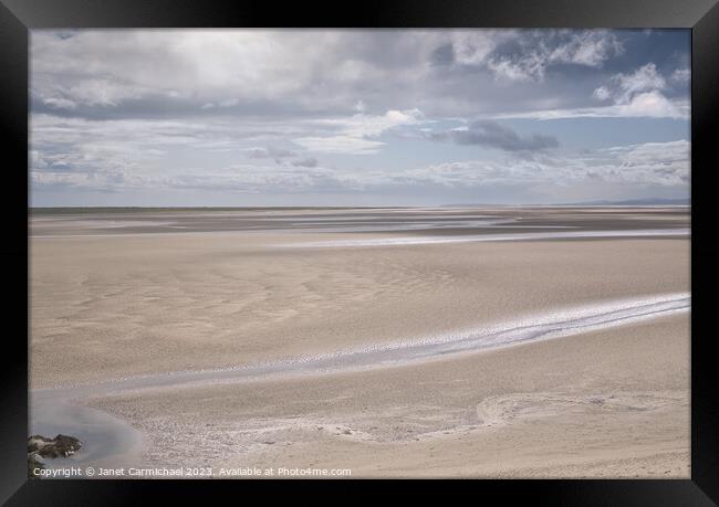 The Simple Things - Serene Sands Framed Print by Janet Carmichael