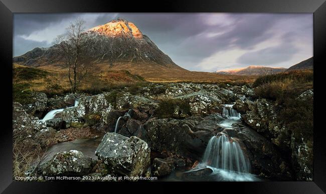 The Enchanting Majesty of Stob Dearg Framed Print by Tom McPherson