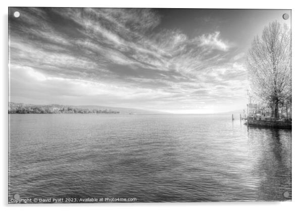 Lake Zurich Infrared Acrylic by David Pyatt