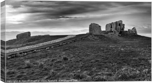"Echoes of Medieval Power: Duffus Castle" Canvas Print by Tom McPherson