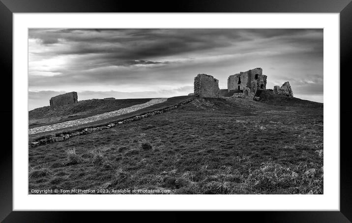 "Echoes of Medieval Power: Duffus Castle" Framed Mounted Print by Tom McPherson