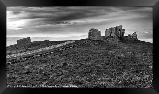 "Echoes of Medieval Power: Duffus Castle" Framed Print by Tom McPherson