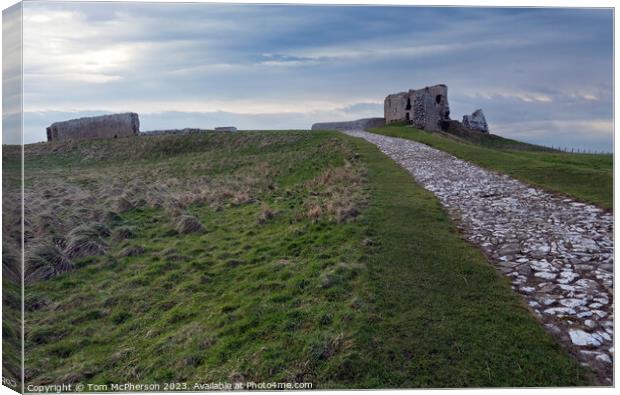 The Resilient Legacy of Duffus Castle Canvas Print by Tom McPherson