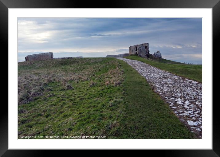 The Resilient Legacy of Duffus Castle Framed Mounted Print by Tom McPherson