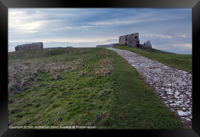 The Resilient Legacy of Duffus Castle Framed Print by Tom McPherson