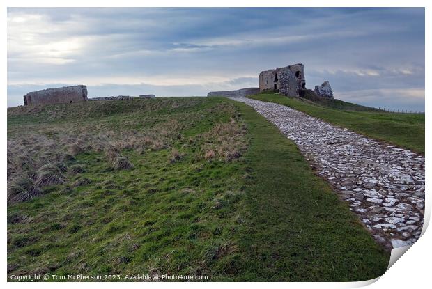 The Resilient Legacy of Duffus Castle Print by Tom McPherson