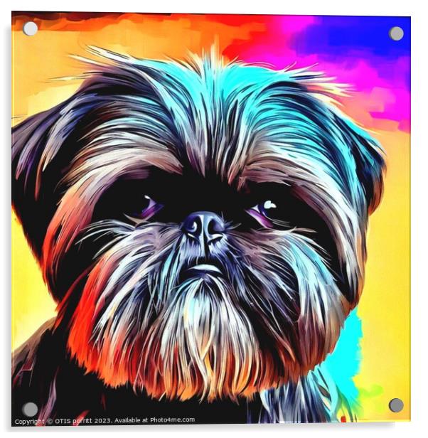 Affenpinscher 2 Acrylic by OTIS PORRITT